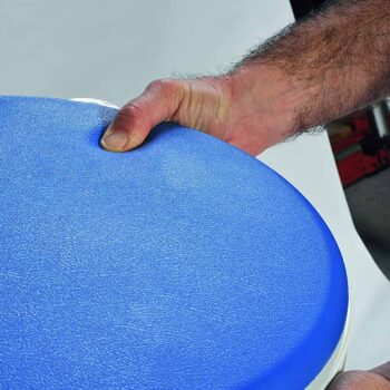 Bath Stool With Rotating Padded Seat