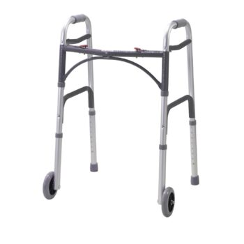 Folding Walking Frame With Wheels